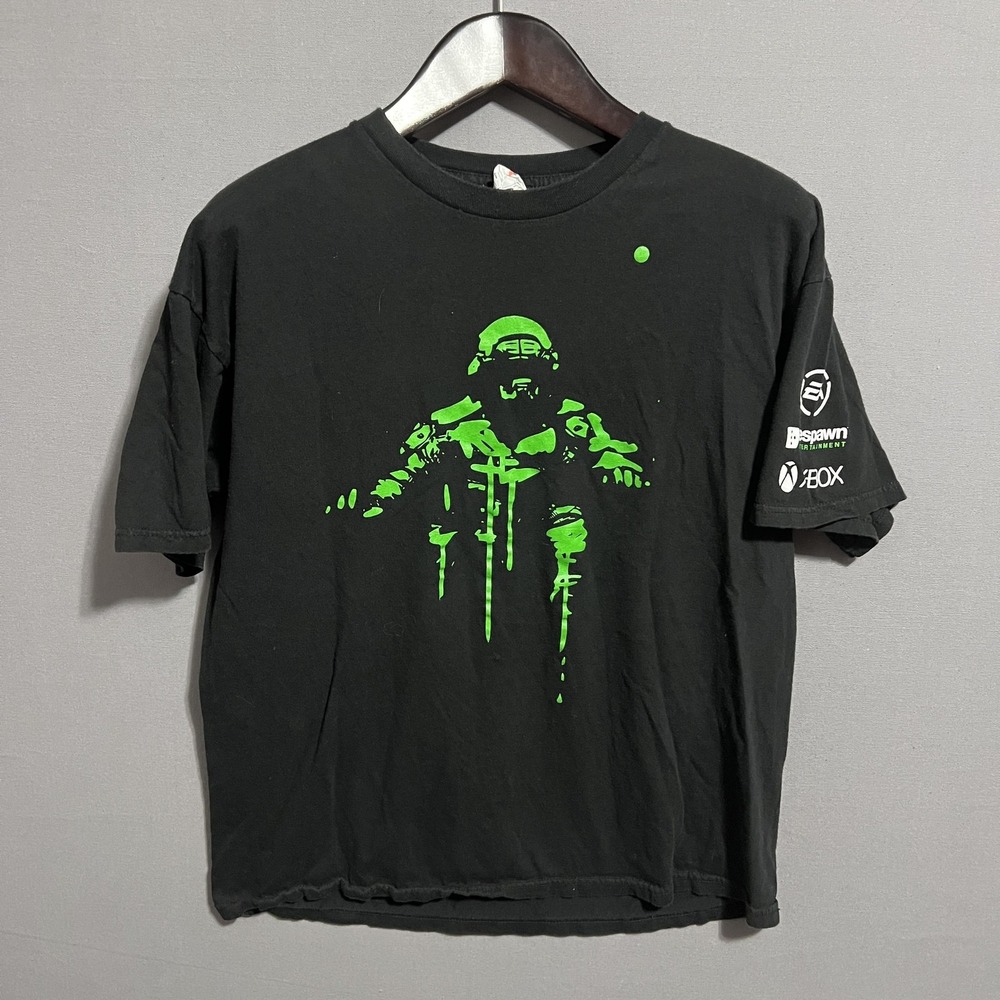 Titanfall Shirt Mens XL Black Green Pilot Graphic EA Xbox Respawn Tee T-Shirt